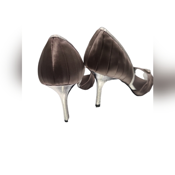 Stunning Nine West open toe dress heels size 8.5 - Picture 11 of 14